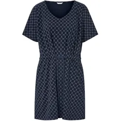 Tchibo - Strandtunika - Damen - Gr. S/M - dunkelblau/print
