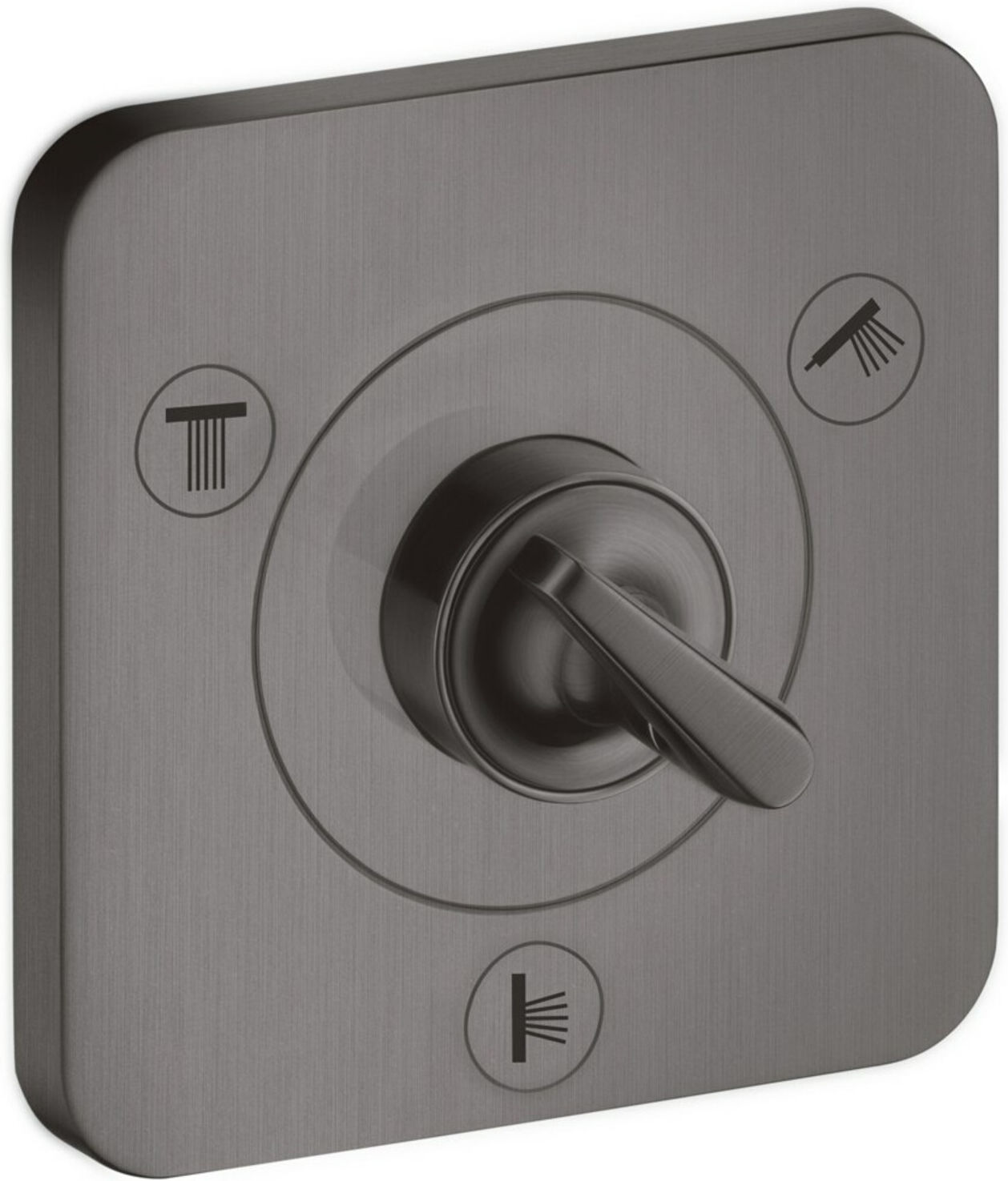 Hansgrohe Fertigset Axor Citterio E UP-Ab- + Um-V 120x120mm, brush. bla vc (36772340)