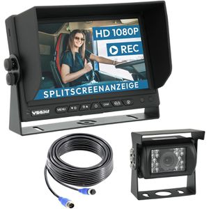 VSG24 Rückfahrkamera Camper HD 24191, 1080p Kamera 120°, Nachtsicht, Monitor