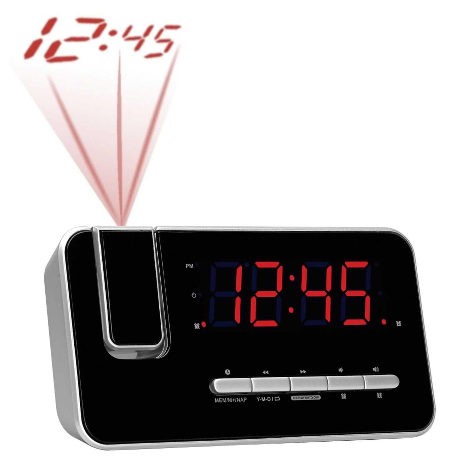 Denver Electronics CRP-618 Radio-wekker met FM-ontvangst, zwart