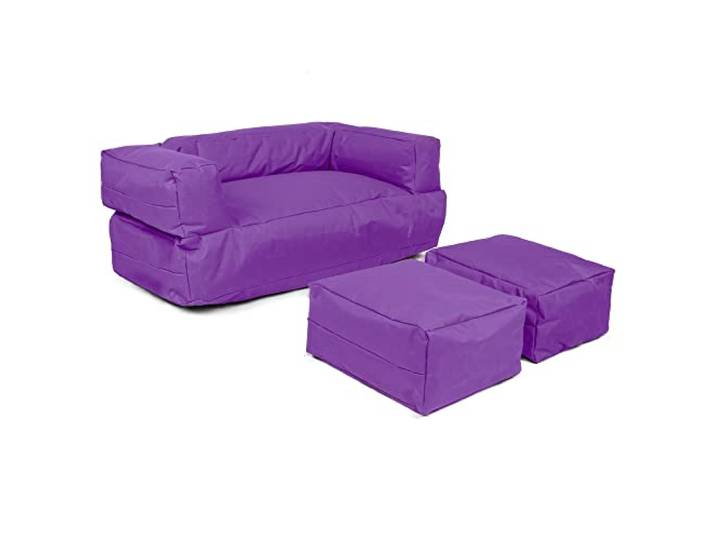 WELL HOME MOBILIARIO & DECORACIÓN Sessel 2 l + Sitzsack für Kinder, Violett