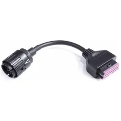 Hex, On-Board-Diagnose, OBD II Stecker Diagnose Adapter 2 (EU4) auf 10Pin