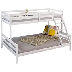Inter Link Etagenbett Sleepy Cloud 140/90x200 cm Holz Weiß