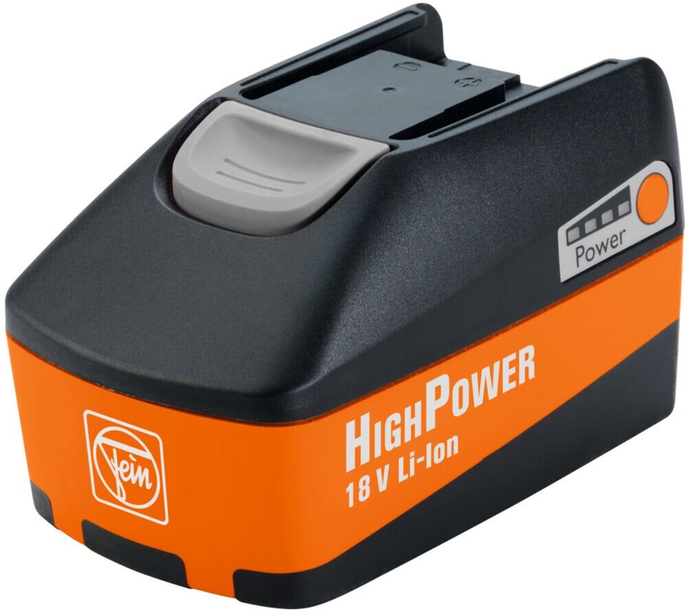 Fein HighPower Akku-Pack aus Kunststoff und Metall mit Lithium-Ionen-Zellen für Fein Elektrowerkzeuge, 18 V, 5.2 Ah - 92604179020)