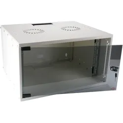 EFB Elektronik Wandgehäuse (9 HE, 19 Zoll Rack), Serverschrank, Weiss