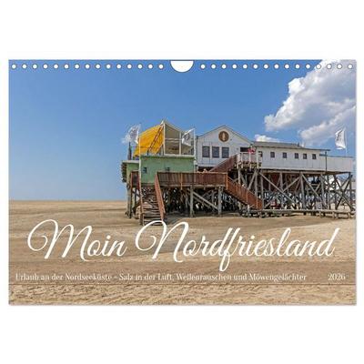 Moin Nordfriesland - Urlaub an der Nordseeküste (Wandkalender 2026 DIN A4 quer), CALVENDO Monatskalender