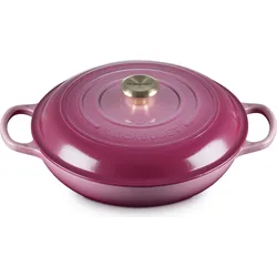 Gourmet Signature Topf 30 cm niedrig heidelbeerenfarbig