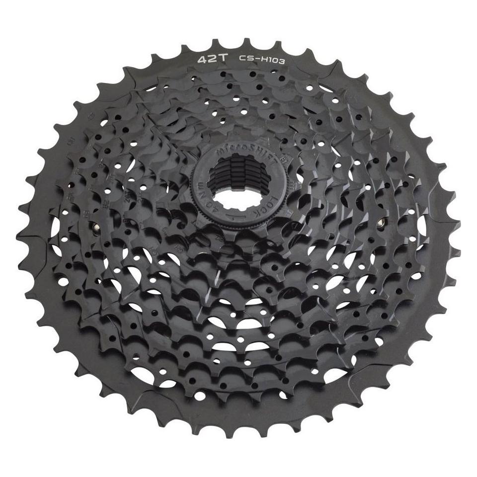 Micro Shift Microshift x Ersatz-gewindeschneideisen, Schwarz, 11-42t (10-fach, 11-42) (MSH-CS-H103A-11-42)