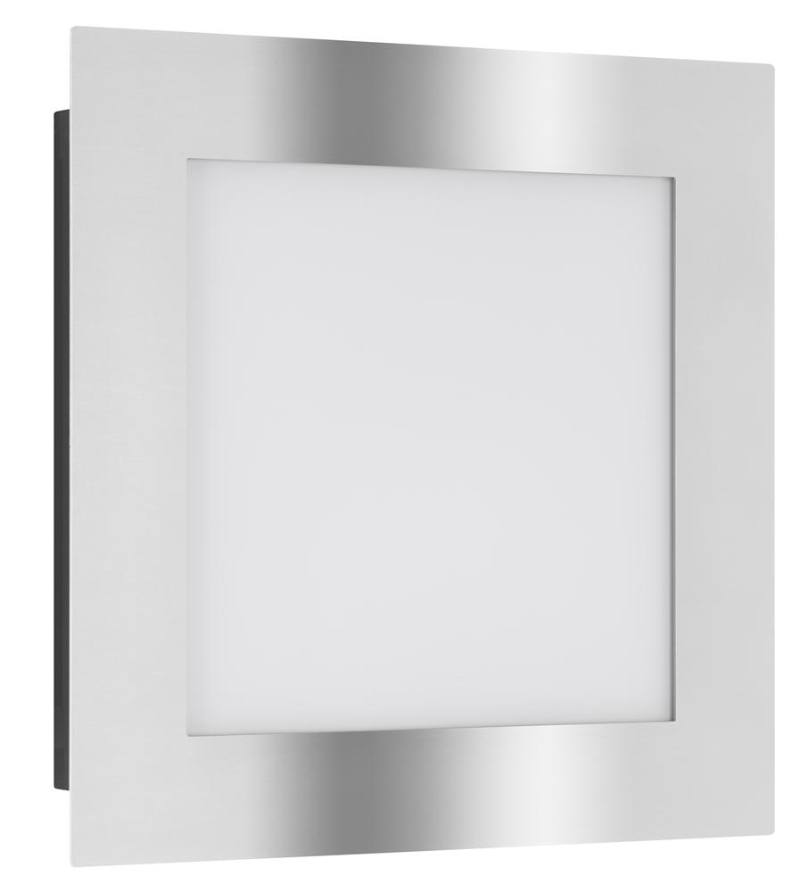 LCD LED-Wandaußenleuchte 26x26cm Edelstahl 3006LED 4260277680862