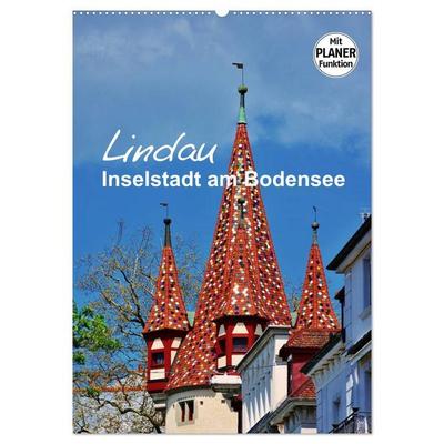 Lindau - Inselstadt am Bodensee (Wandkalender 2027 DIN A2 hoch), CALVENDO Monatskalender