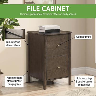 OSP Home Furnishings OSP Wembley File Cabinet with Drawers