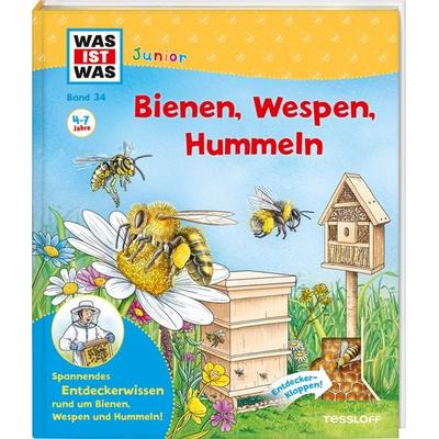 WAS IST WAS Junior Band 34 Bienen, Wespen, Hummeln, Gebundene Ausgabe von Angelika Rusche-Göllnitz, Tessloff Verlag Ragnar Tessloff GmbH & Co. KG,