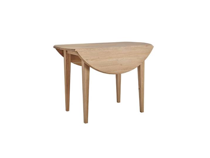 Table ronde à volets en chêne massif d105