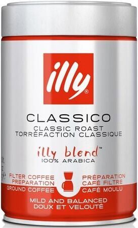 cafeIlly Illy - Gemahlener Kaffee - Classico Spezial Für Filterkaffee - 250 G - MaxiCoffee