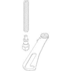 Türzugfeder mit Arretierung komplett - 8738803750