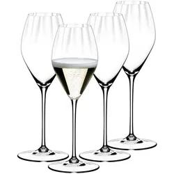 CHAMPAGNERGLÄSER Performance transparent 375 ml 4er Set