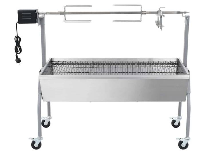 vidaXL Spanferkelgrill Metzgergrill mit elektrischem Antrieb