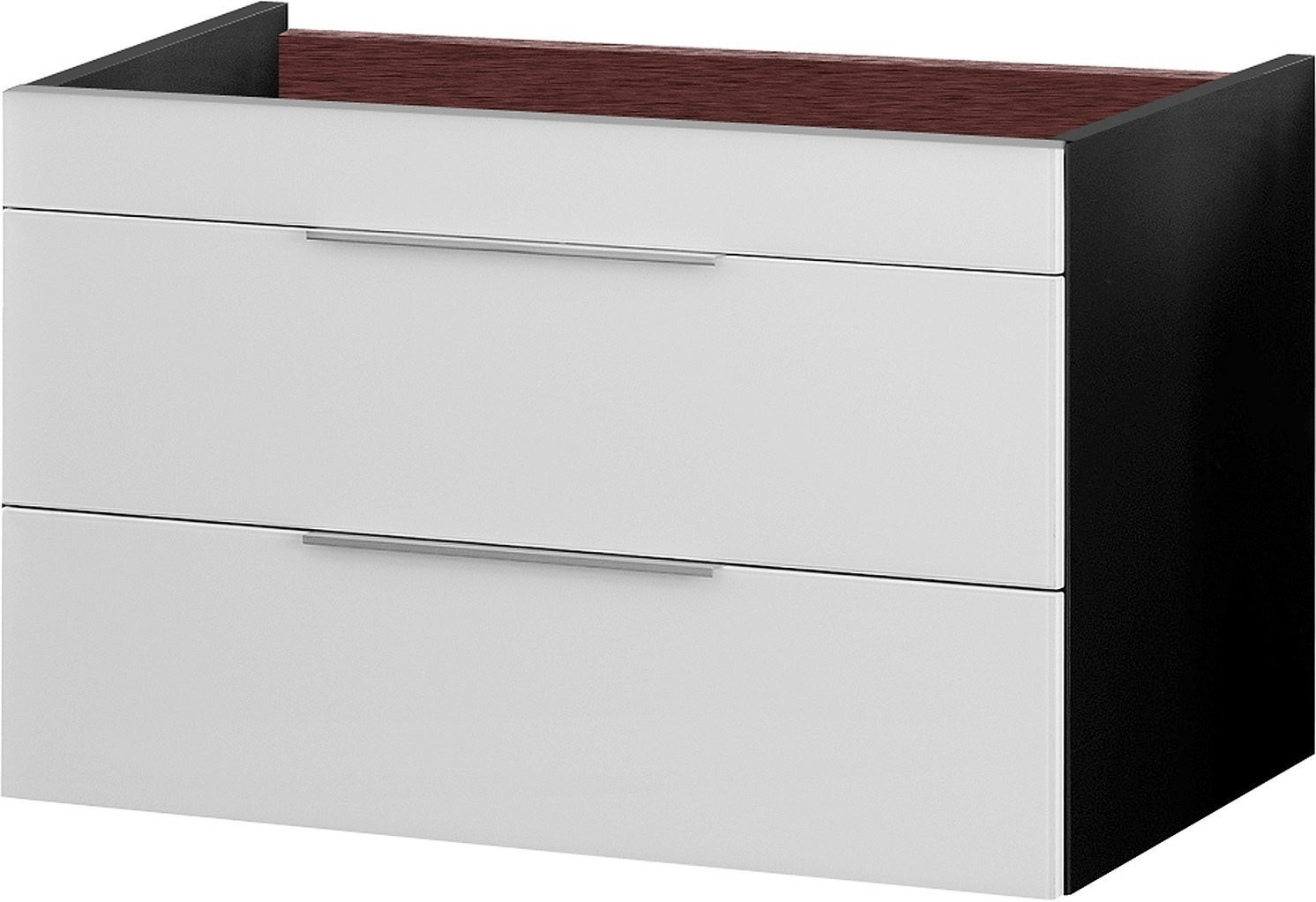 FACKELMANNGMBH WTU + 2 Schub KARA weiß BxHxT 79,5x59x49 cm 09102802