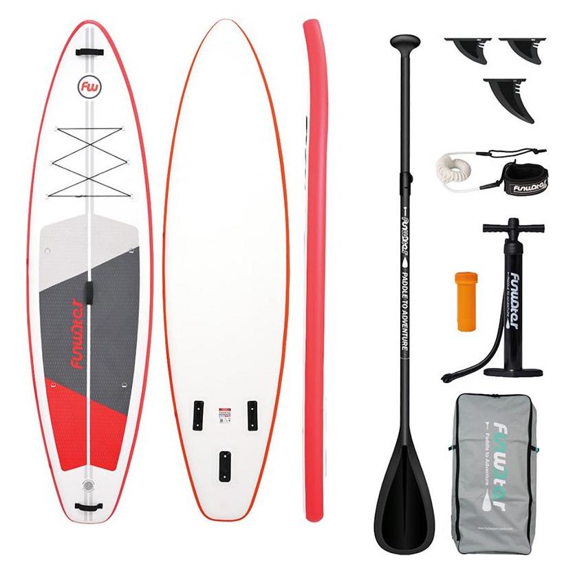FunWater "SUP paddleboard SUPFW69C 3,35m (red-white)" (SUPFW69C)