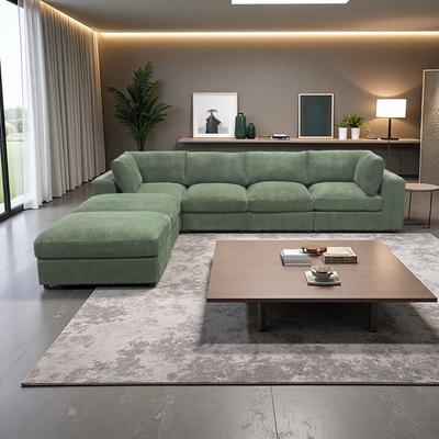 Corduroy Reversible Modular Sectional Sofa