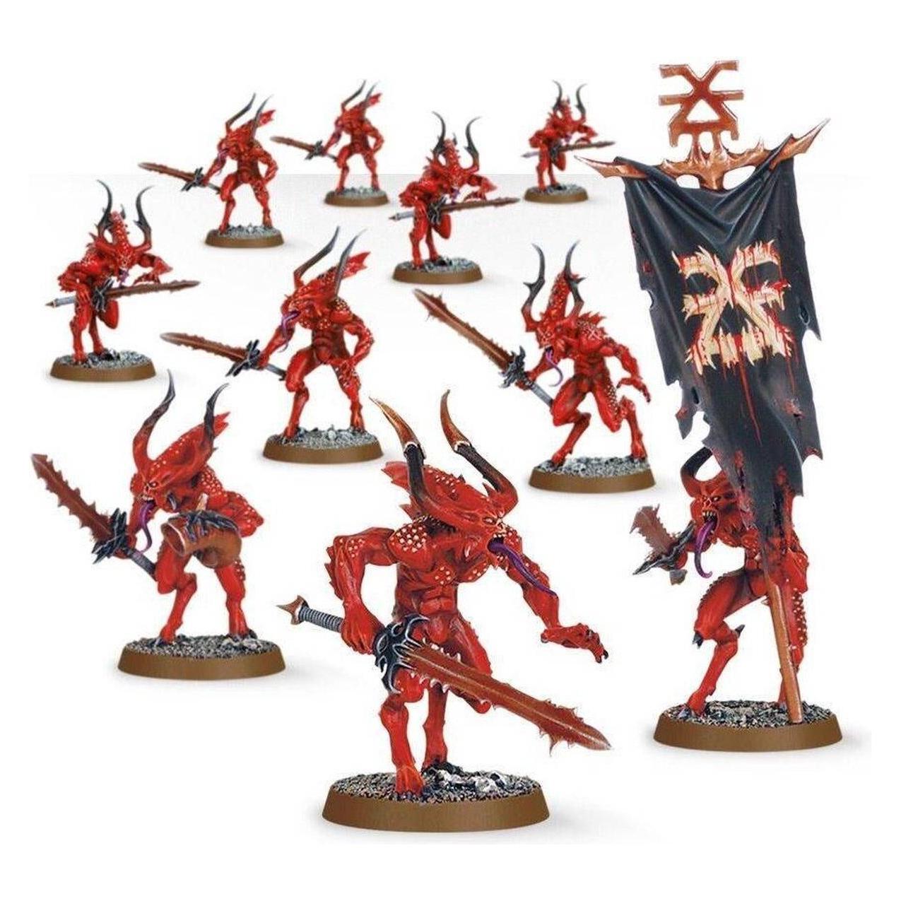 Games Workshop Warhammer AoS & 40k - Daemons Of Khorne Bloodletters (99129915001 / 99129915023)