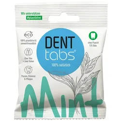 DENTTABS Zahnputztabletten stevia-mint o.Fluorid 125 St