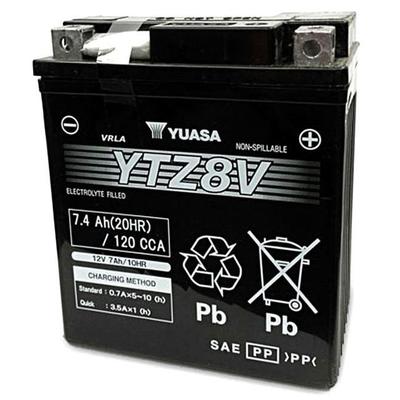 YUASA Starterbatterie AGM - High Performance Maintenance Free YTZ8V 12V 7Ah 120A