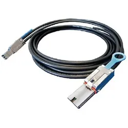 ADAPTEC mini SAS HD x4 (SFF-8644) auf mini SAS x4 (SFF-8088) Kabel, 2m
