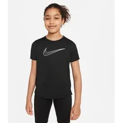 NIKE Kinder Shirt T-Shirt Dri-FIT One, Größe S in Schwarz Schwarz
