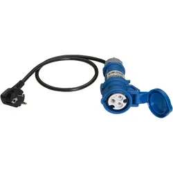 Benning Messadapter Schutzkontakt-Stec, Messtechnik, Blau