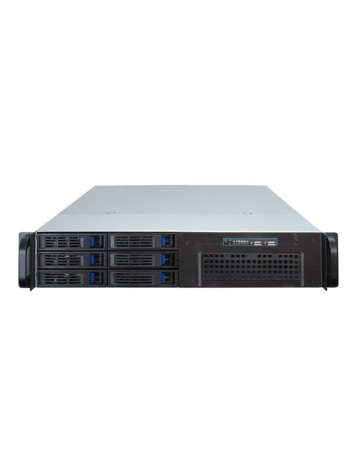Inter-Tech IPC 2U-2406 - Gehäuse - Server (Rack) - Schwarz
