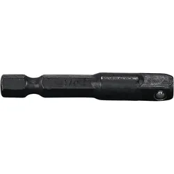 Makita Schlagnuss Adapter 1/4 Zoll Sechskant auf 1/4 Zoll Vierkant - 50 mm - D-74740