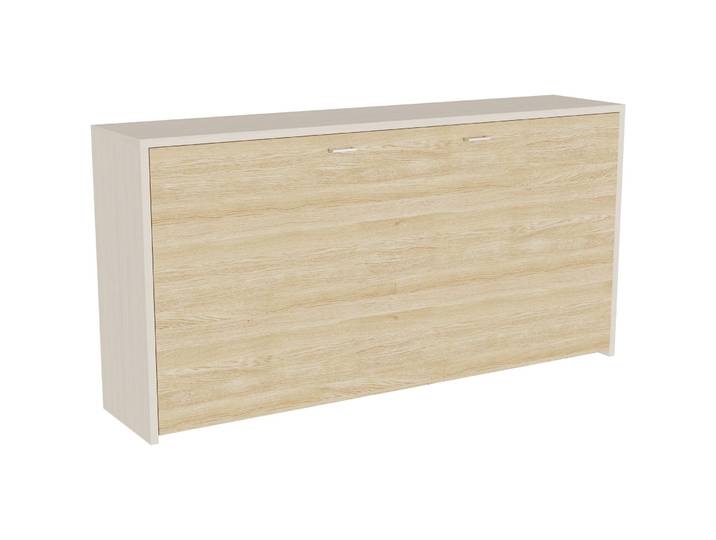 Klappbett Window Holzwerkstoff Eiche 90 x 200 cm - Möbel Konfigurator: Traummöbel individuell zusammenstellen - Klappbett