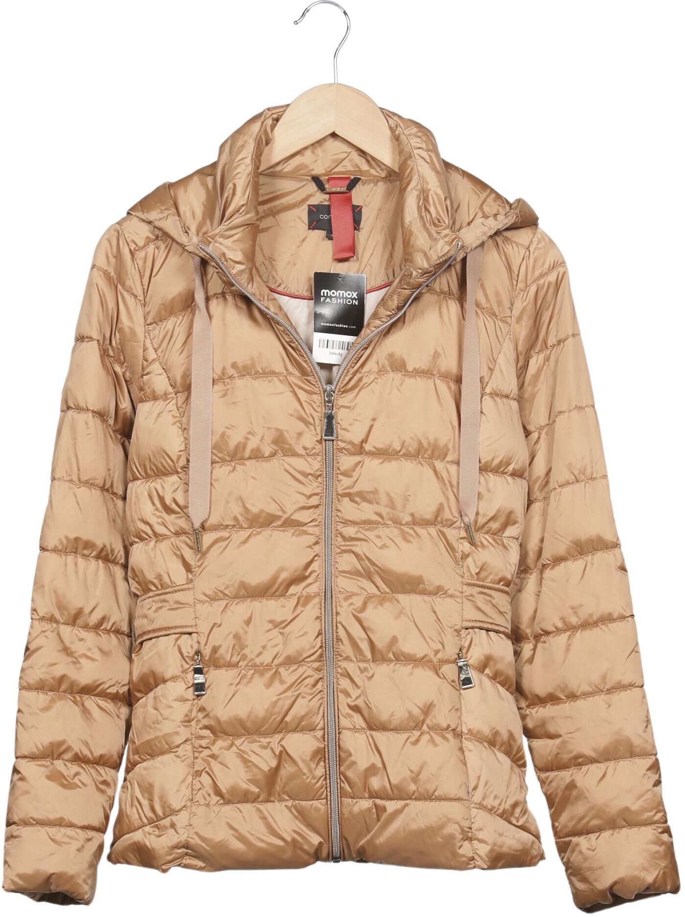 Comma Damen Jacke, Beige, Gr. EU 36, Synthetik - Second Hand