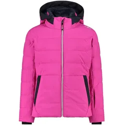 CMP Campagnolo, Mädchen, Skijacke, Mädchen Ski-Jacke mit Kapuze (128), Mehrfarbig