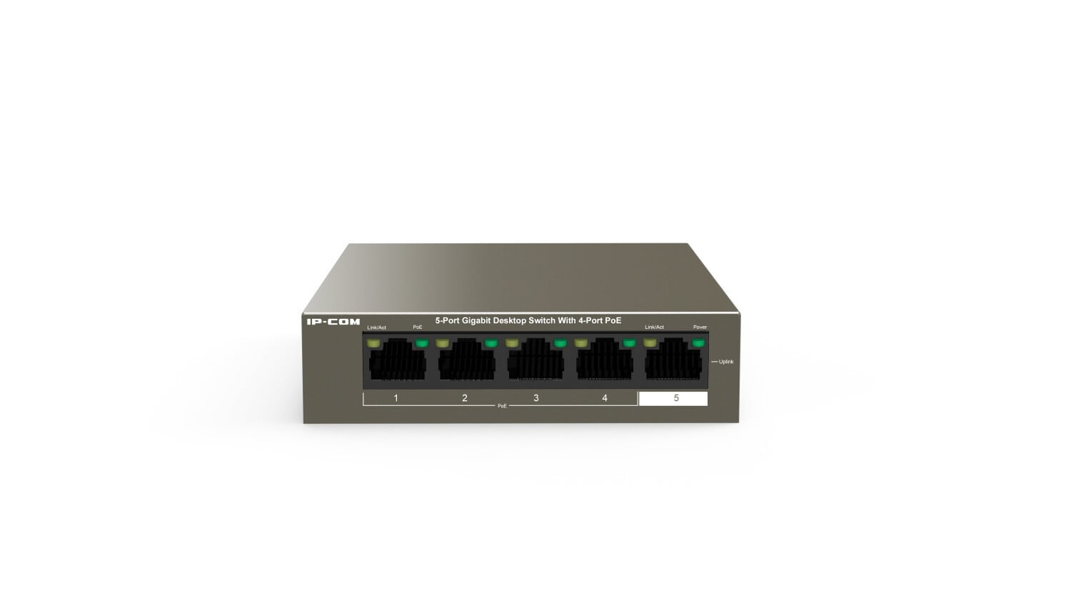 IP-COM Networks G1105P-4-63W Ongemanaged Gigabit Ethernet PoE Switch