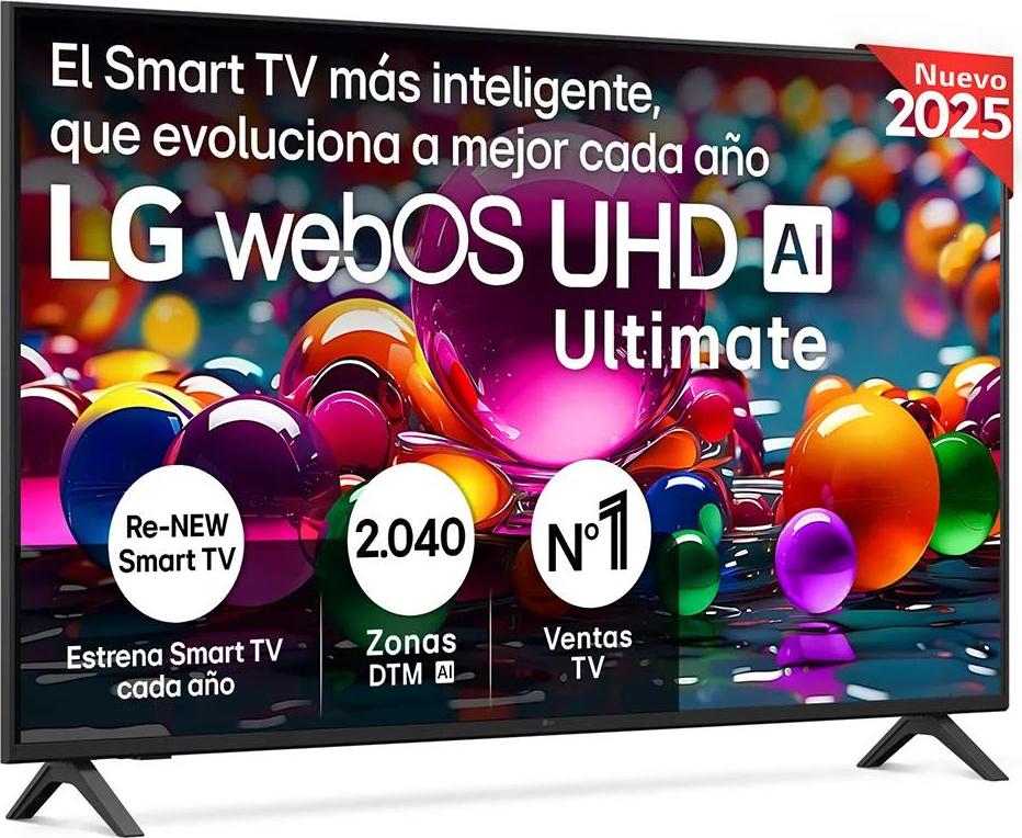 LG UHD AI 55UA75006LA, 139,7 cm (55"), 3840 x 2160 Pixel, LED, Smart-TV, WLAN, Schwarz