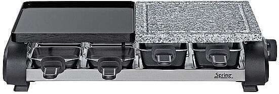 SPRING Raclette für 8 Personen BASIC Edelstahl silber EG
