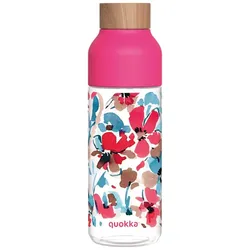 Quokka Ice - Trinkflasche ecozen 720 ml (rot květy)