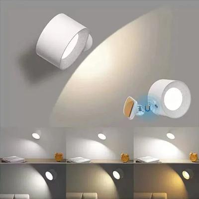 Uplift Essentials LED Smart Wall Lamp 360 Rotatable Magnetic Wireless Light white