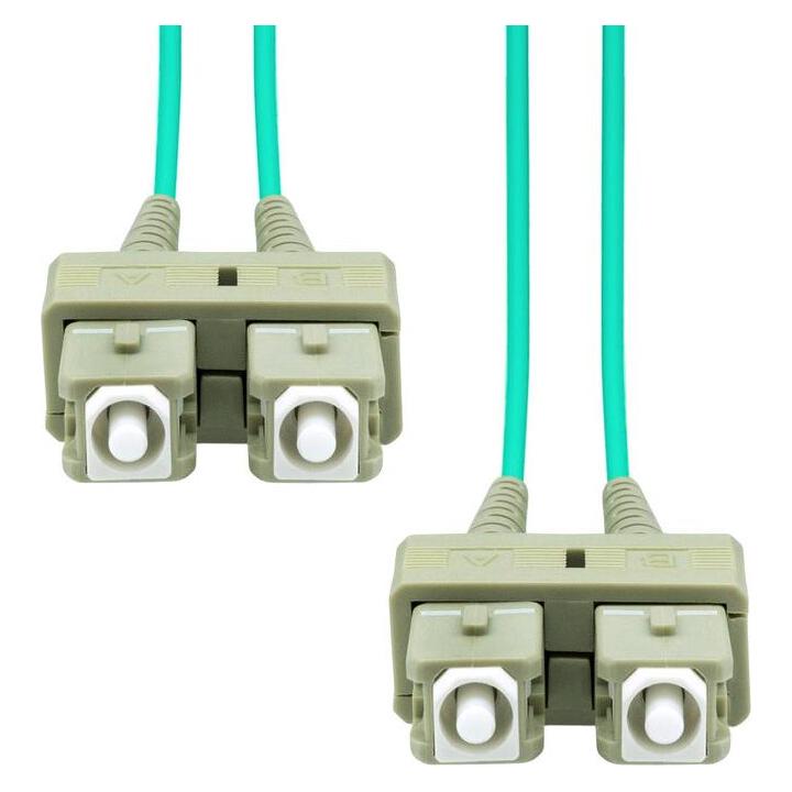 ProXtend FO-SCSCOM3D-005 Glasfaserkabel 5 m SC/UPC LSZH OM3 Aqua (5 m) (FO-SCSCOM3D-005)