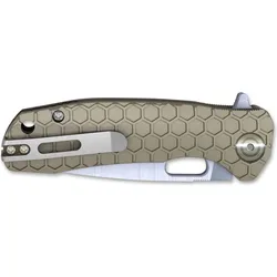 Honey Badger, Mehrzweckmesser, Flipper D2 Medium Tan (8.10 cm)