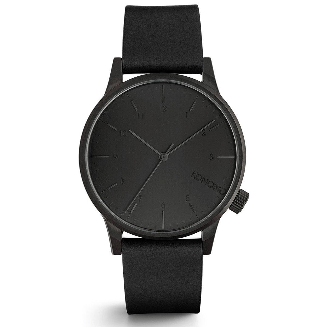 Komono Horloge Winston Regal Zwart