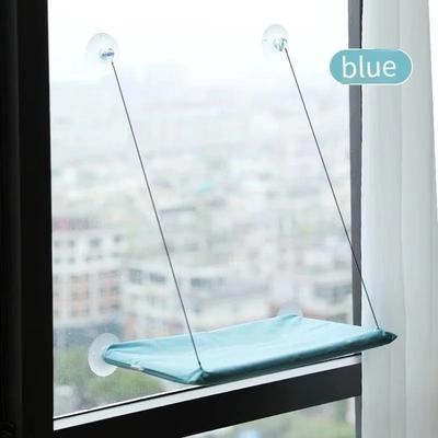 Uplift Picks Ultra Soft Cat Window Hammock Bed With Secure Space Saving Perch Design light Cyan