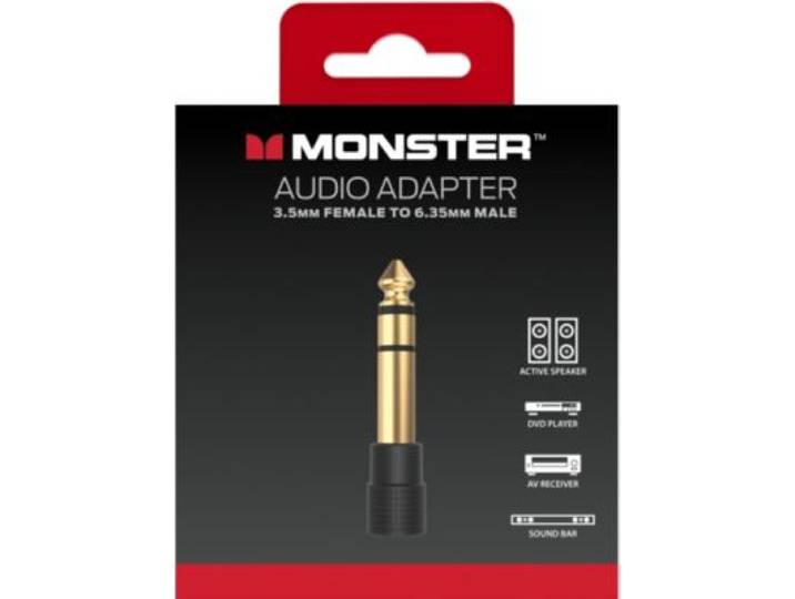 Monstercable - Adaptateur Jack Audio Adaptateur Jack 6.5mm M/F