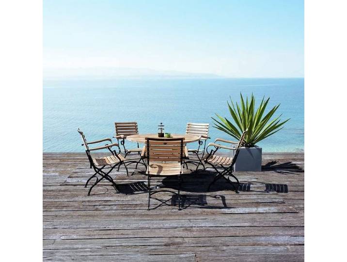 Zebra Florence Gartenmöbel-Set M (5 Plätze) Tisch Ø115cm