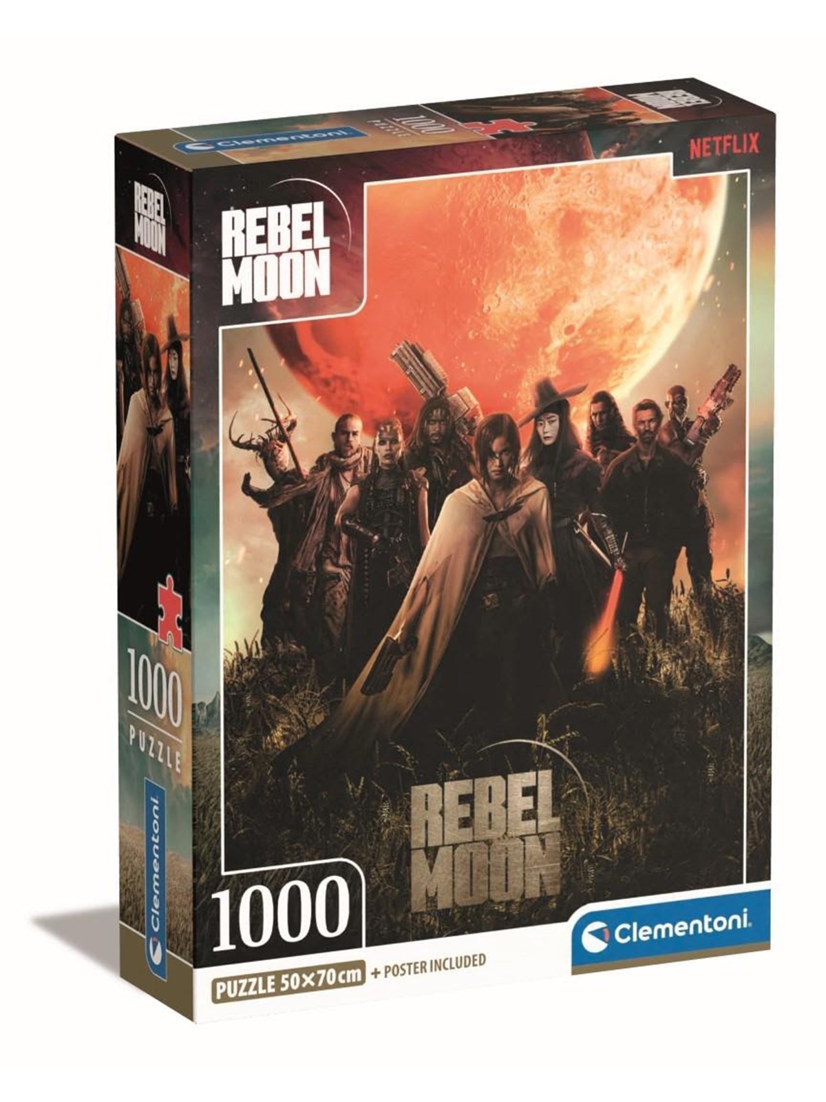 Clementoni Puzzle HQC Netflix Rebel Moon 2, 1000-teilig 2D Puzzles