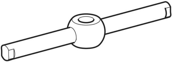 Geberit 244480001 für Bodenbeläge aus PVC