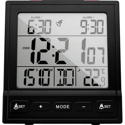 Mebus 25581 Wecker Schwarz Alarmzeiten 2 2 Timerzeiten