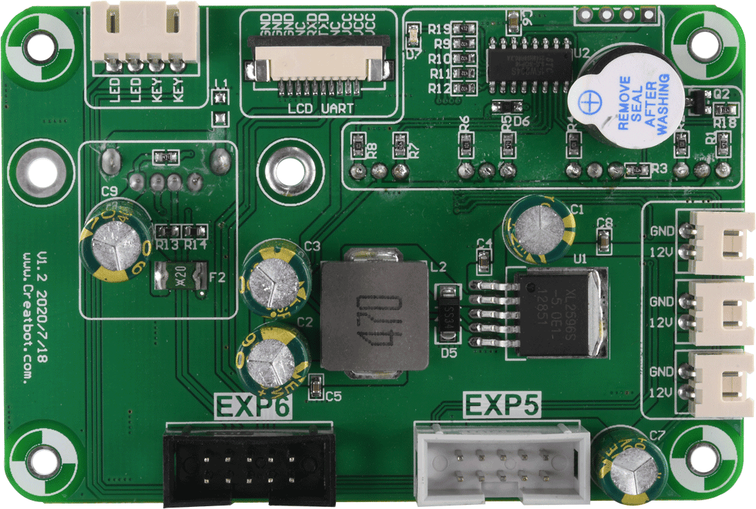 CreatBot F1000 / D600 U disk reader PCB